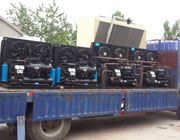 制冷設備發貨現場